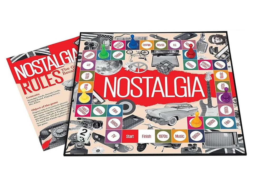 Cheatwell Games Nostalgia Board Game 16+ Quiz Game With Over 1200 Question - Image 2 of 4