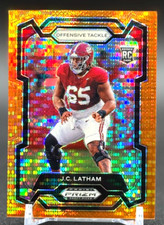2024 Prizm Draft Picks J.C. Latham RC Orange Pulsar Prizm /49 Alabama