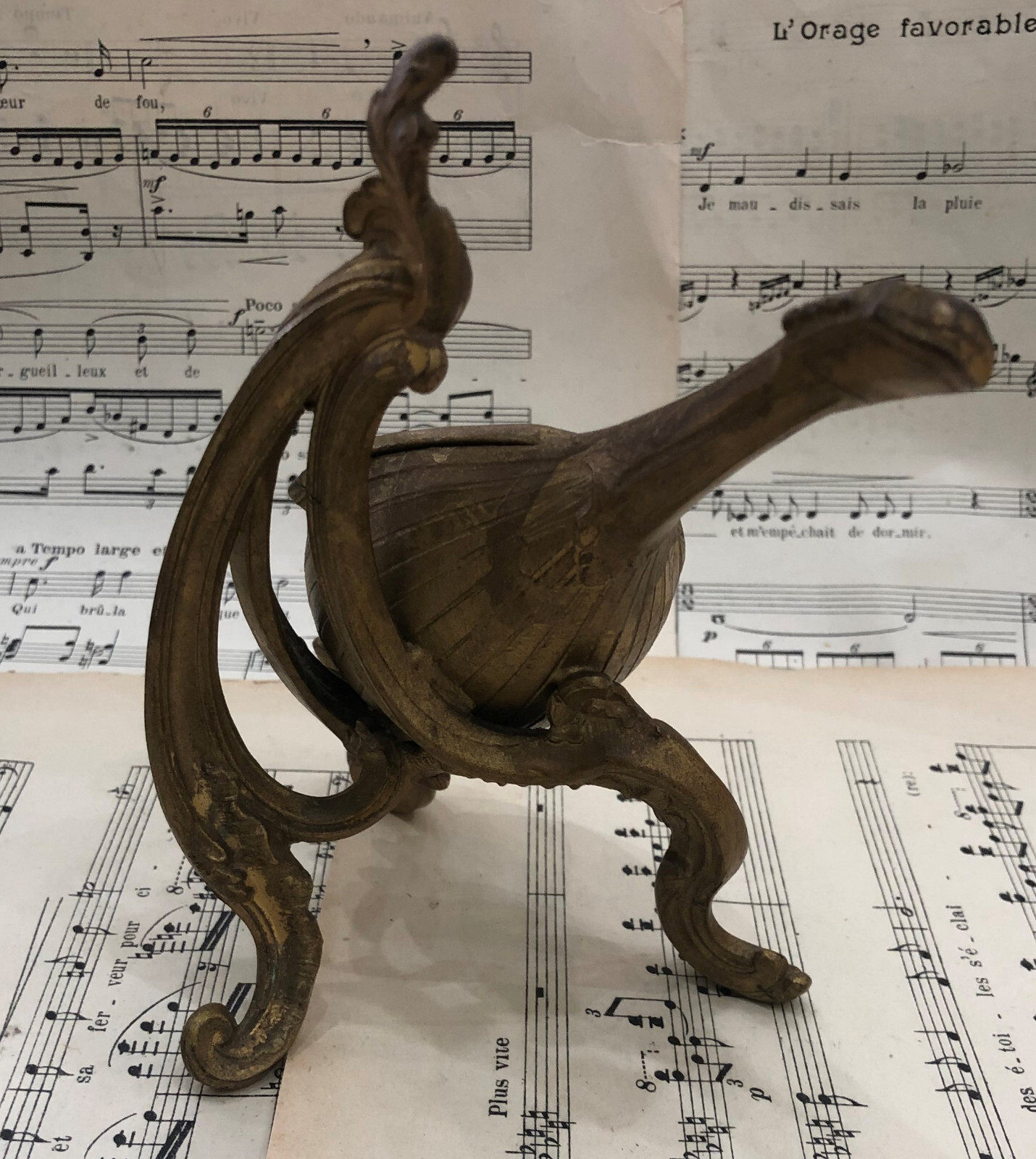 Rare Antique French Mandolin Jewelry Box with cushion c.1910 eBay