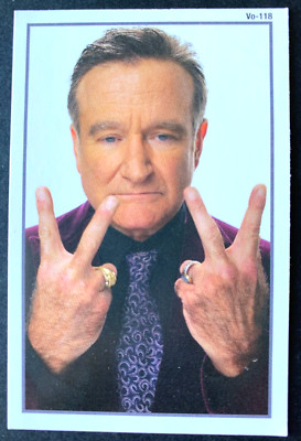 STAR ACTOR US ROBIN WILLIAMS TRADING ROOKIE CARD COLLECTOR FRENCH EDITION