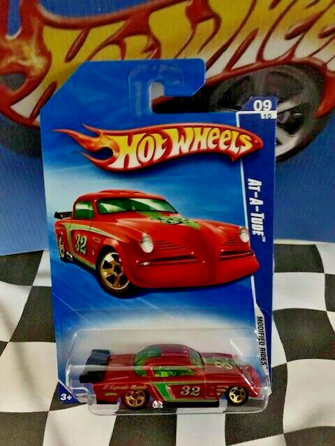 Hot Wheels 2009 HW Modified Rides 9/10 165 At-A-Tude Dark Red 5SP