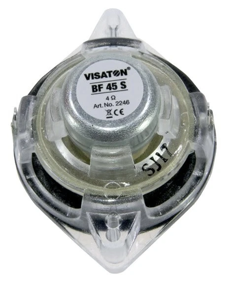 Visaton Bf 45 Small Speaker 1,8 " Black Aluminium Membrane 8 W 8 Ohm 070150-0001 - Image 2 of 4
