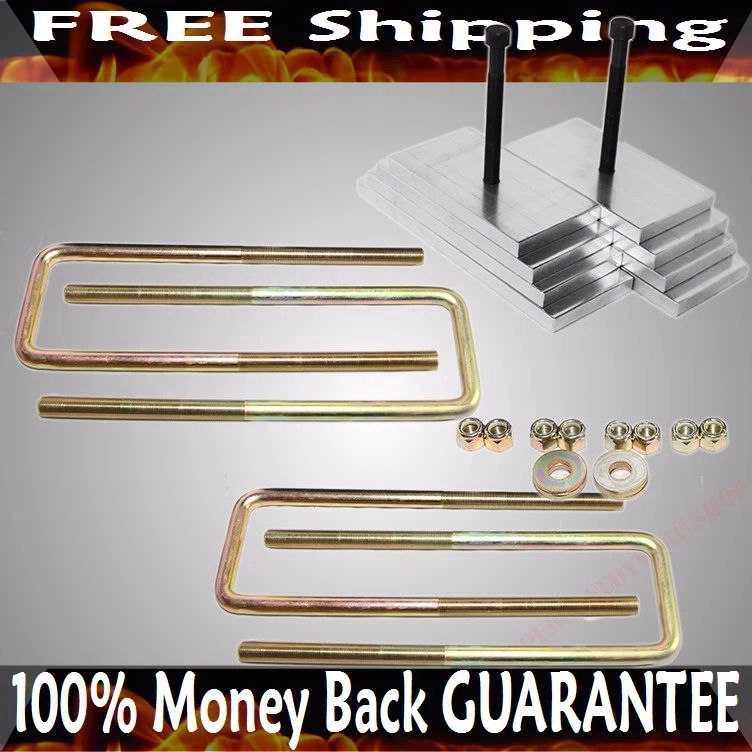 PLATEADO Kit Nivelación Delantera 2" para 99-04 Ford F250/F350 Super Duty 4X4 V8 V10 Foto 3 de 4