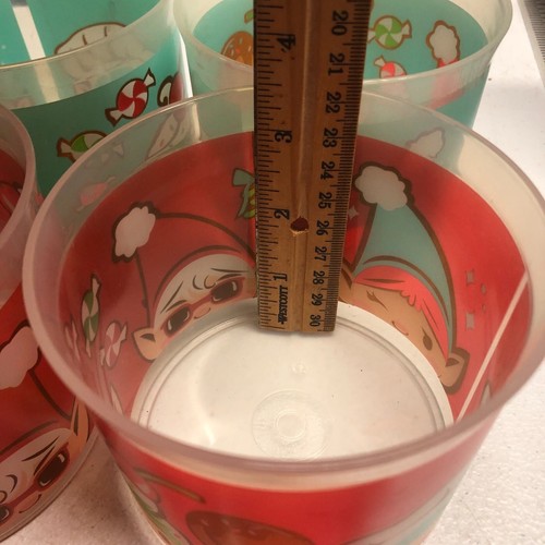 TUPPERWARE HOLIDAY PIXIE ELVES CHRISTMAS ELF 2.5 CUP CONTAINER VTG set of 4 read - Picture 9 of 18