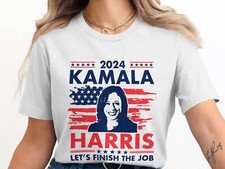 Kamala Harris 2024 Let's Finish The Job T-Shirt