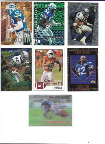 CHRIS WARREN SR. & WARREN JR. (ROOKIE), LOT(20) GROUND ATTACK, PRO BOWL, SUMMIT - 第 1/4 張圖片