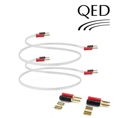 QED Silver Anniversary XT Speaker cable (A Pair) Terminated | eBay