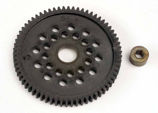 Traxxas 3166 66T Spur Gear 32P, Emaxx, Nitro Stampede | eBay