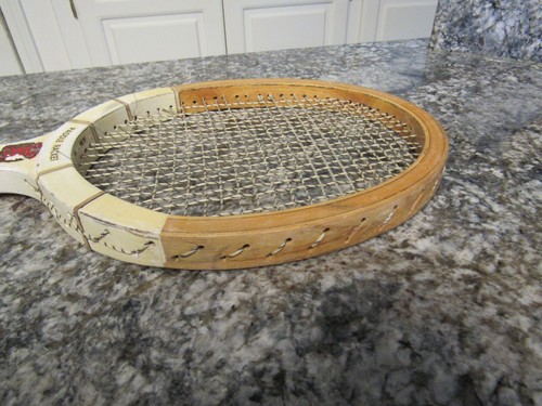 Classic Vintage Bancroft Wood Racquetball / Paddle Racquet - Picture 4 of 14