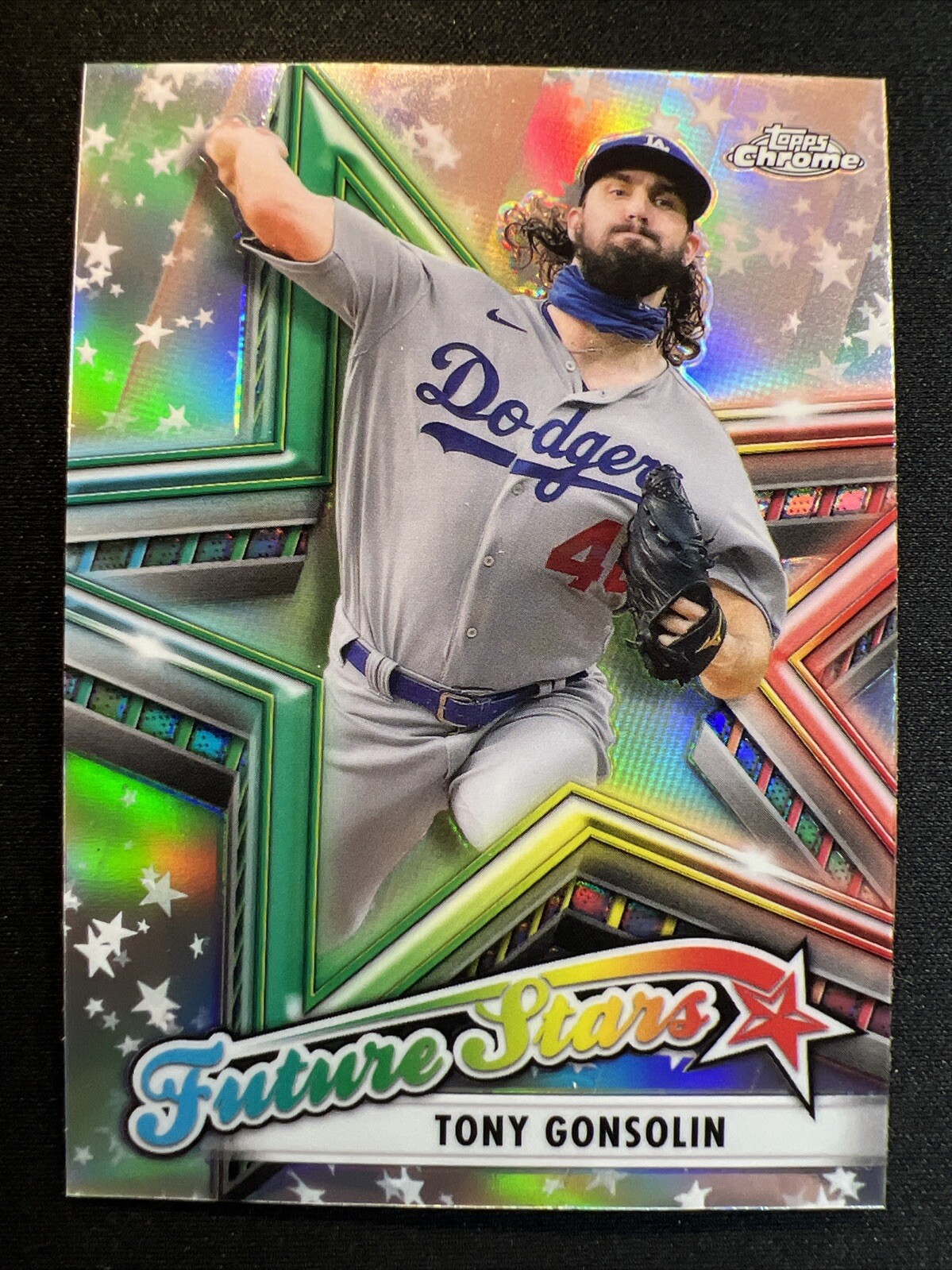 2021 Topps: Chrome-Future Stars #FS-16 Tony Gonsolin/Dodgers/P 💥🐷⚾