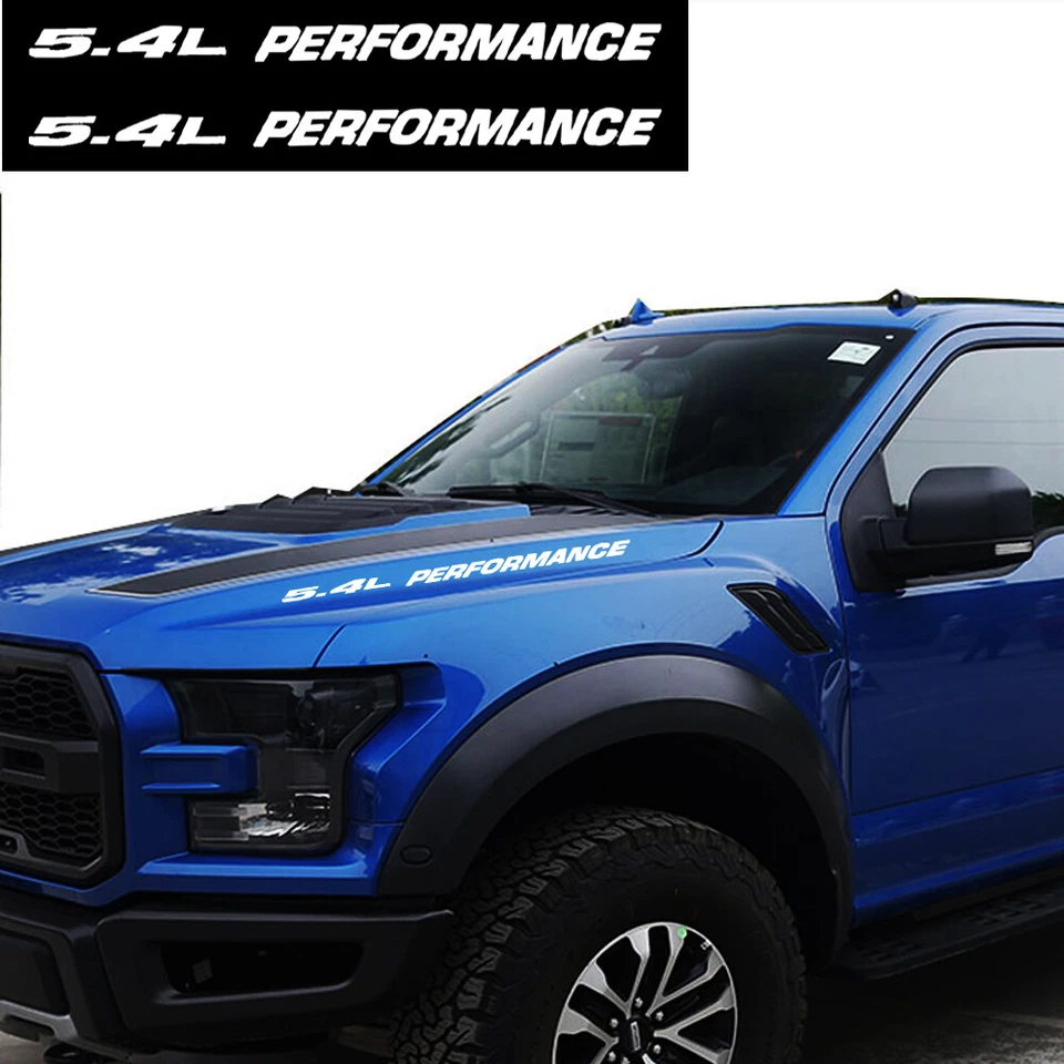 Calcomanías de capó 5,4 L PERFORMANCE emblema pegatina para Ford F150 F250 Expedition 2 un. Foto 3 de 4