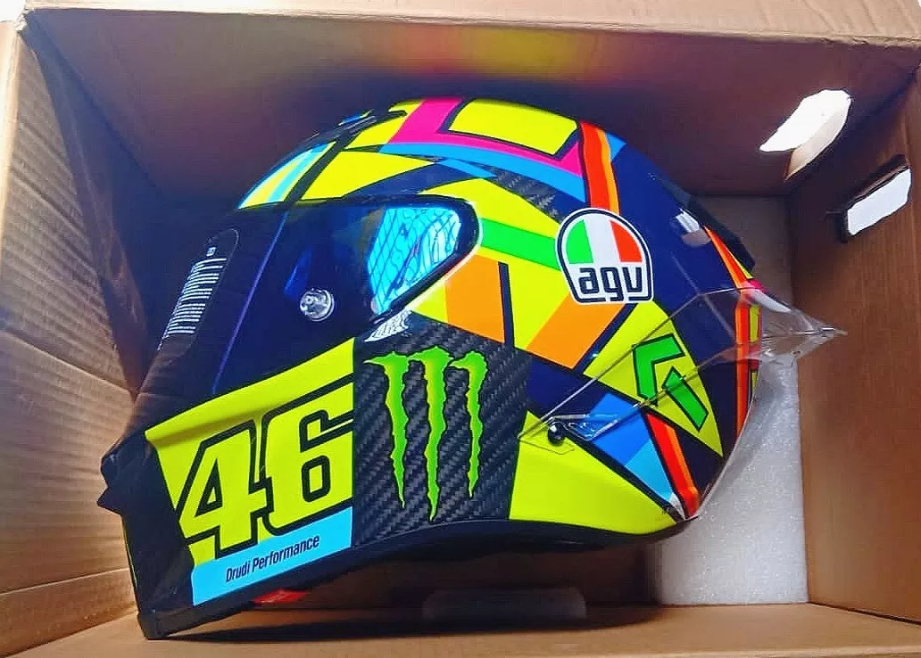 AGV Pista GP R Rossi Soleluna Monster Edition - with Logo! Stunning!!!