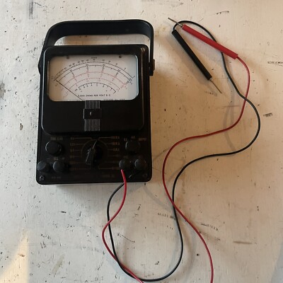 Simpson Electric Model 215 Multimeter Ohmmeter With Leads