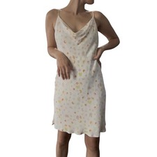 Elodie Y2K-Inspired Cowl Neck Slip Dress – Size L (NWT) Whimsical Comfortable