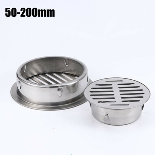 Stainless-Steel Round Floor Drain Cover Outdoor Balcony Anti Blocking Drainage - Picture 15 of 33
