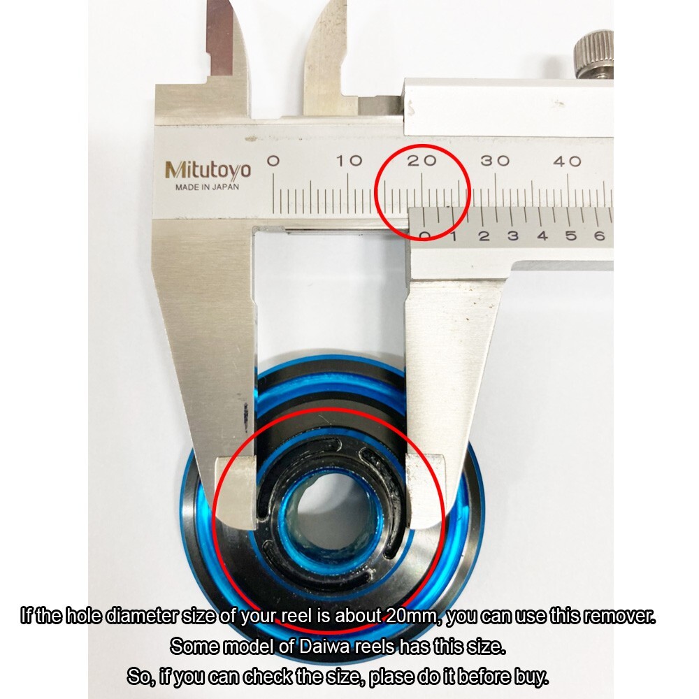 FAS Seitenabdeckplatten-Entferner Für Daiwa Rollen - 17mm, 20mm, 23mm Für Saltist & Exist