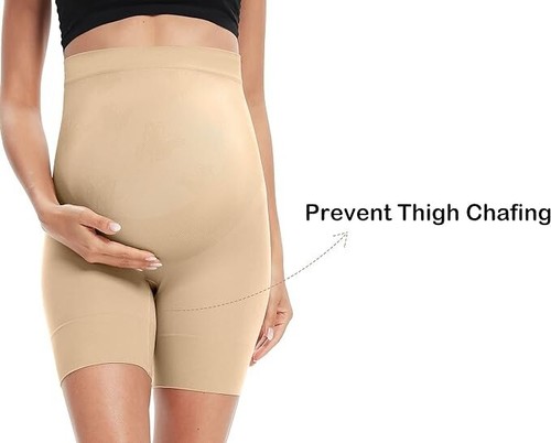 Maternity Shapewear for Dress, Belly Support, Prevent Thigh Chaffing Size M - Picture 2 of 9