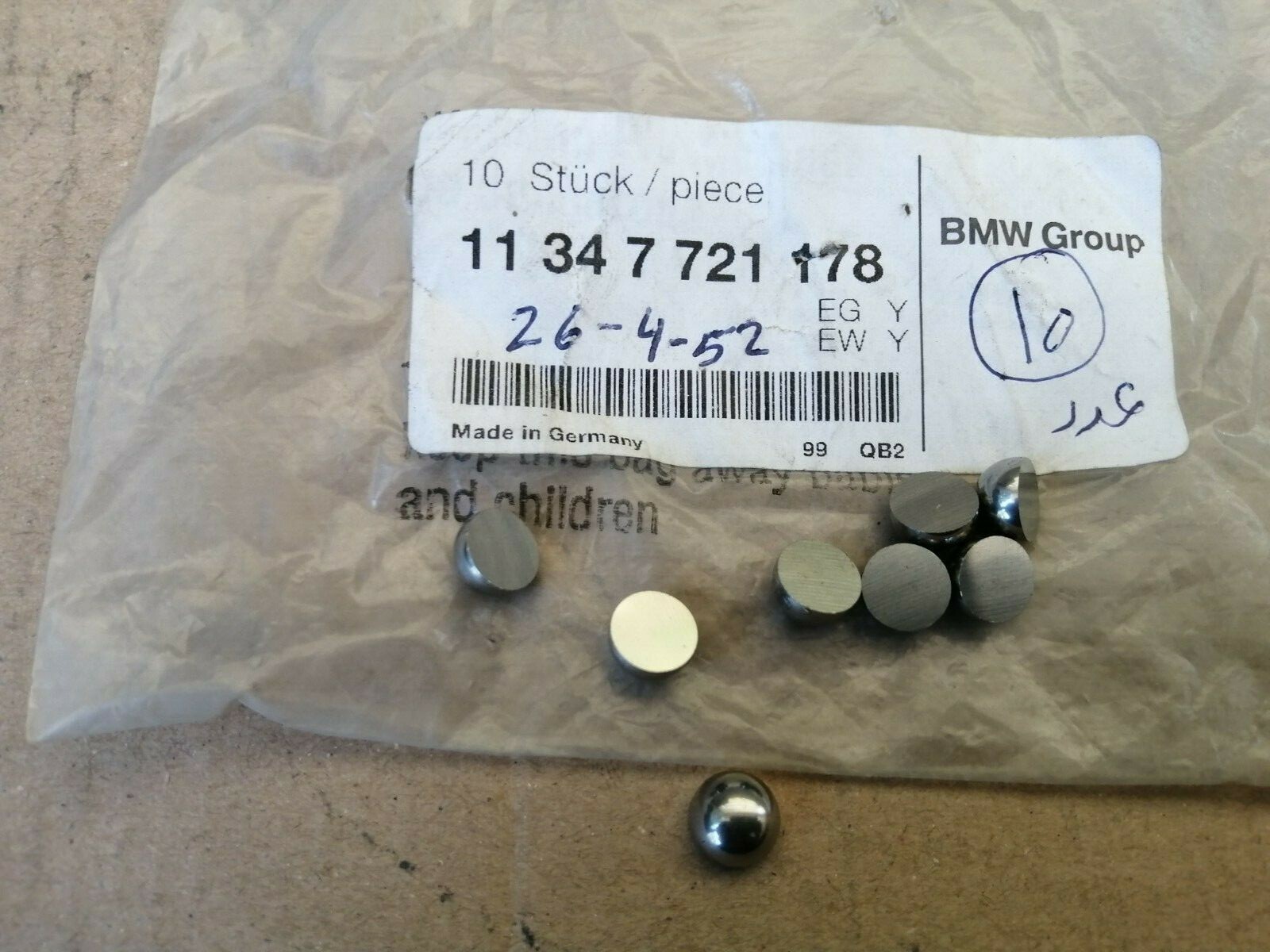 8X Original BMW K16, A73 (2009-2019) Semi-sphere 11347721178 | eBay