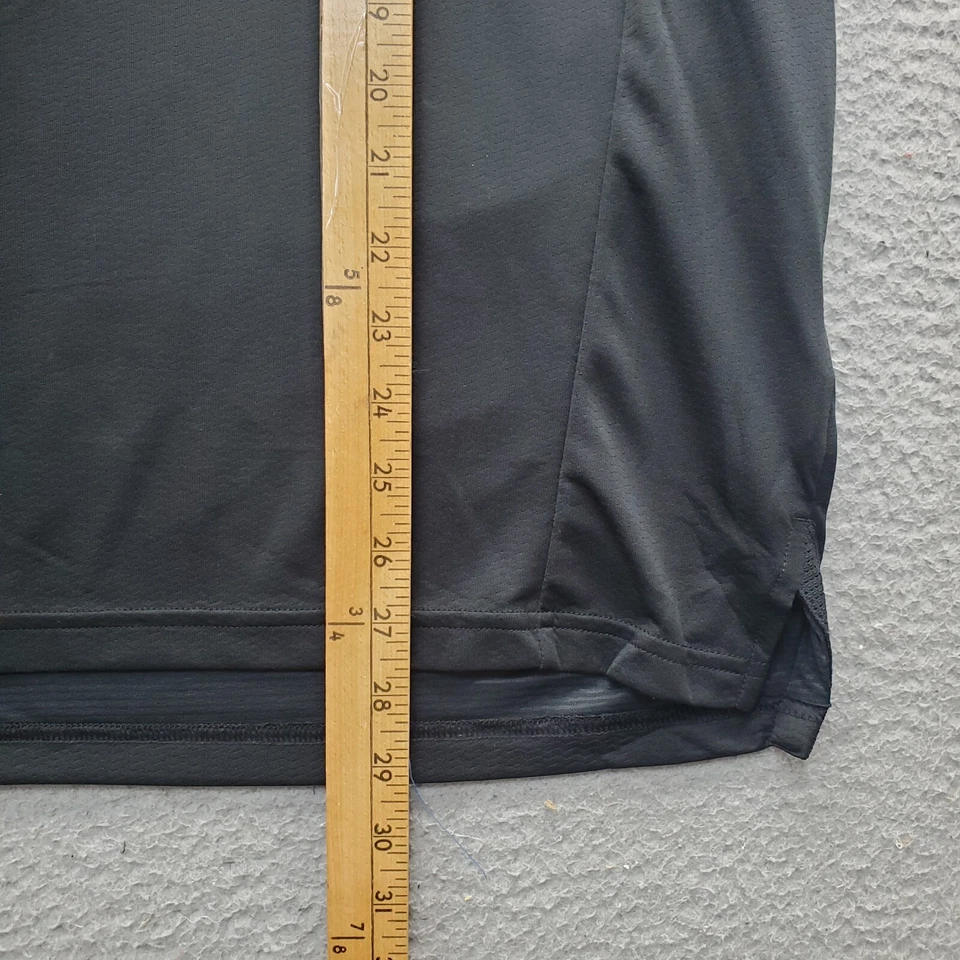 Adidas Training T Shirt Men's M Black Slim Fit Short Sleeve Crew Neck Pullover - Image 3 of 4