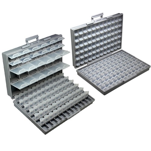 4PCS AideTek BOX-ALL-144+96 Combo Empty Boxes Compartments Beads part Organizer - Picture 5 of 11
