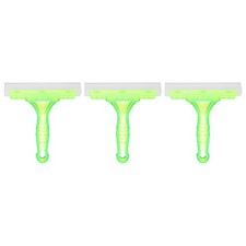 3pcs Squeegee 6 inch for window door, light green
