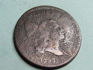 1797 LIBERTY CAP  HALF CENT   NICE   GRADE COIN