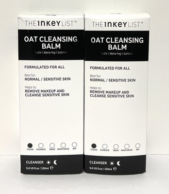 2 Pack The Inkey List Oat Cleansing Balm 5 Fl Oz - Full Size - Free Shipping