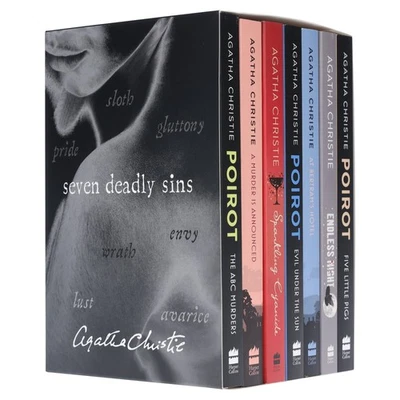 Seven Deadly Sins: Hercule Poirot Series: 7 Books Box Set - Fiction - Paperback