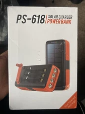 Solar Power Bank 63200mAh Portable Charger with Dual Outputs & Crank PS-618