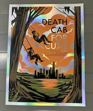 Affiche Death Cab For Cutie FOIL Paramount Theater Brooklyn, NY 8/10/25