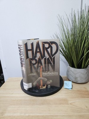  Hard Rain by Peter Abrahams 1988 Hardcover Dust Jacket 