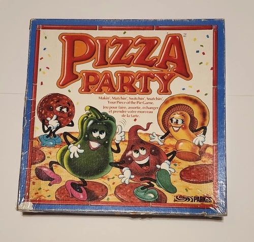 Vintage 1987 Pizza Party Board Game Parker Brothers - Only Missing Instructions