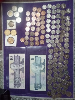 Canadian Currency Collection Banknotes 1¢5¢10¢25¢1$2$ Coins 1920's 2000's