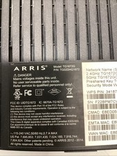 Arris TG1672G GATEWAY WIFI MODEM TG02DHQ1672 No Power Supply T-303