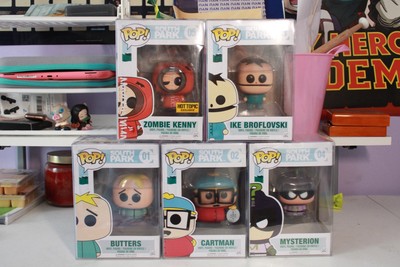 South Park Figure Lot- Butters, Cartman, Ike Broflovski, Mysterion, Zombie Kenny