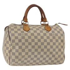 Borsa a mano Louis Vuitton Damier Azur Speedy 30 N41533 LV originale 166555