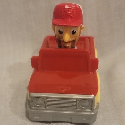 Spin Master Wacky Wheels Red and Yellow Toy Vehicle with Driver Figure