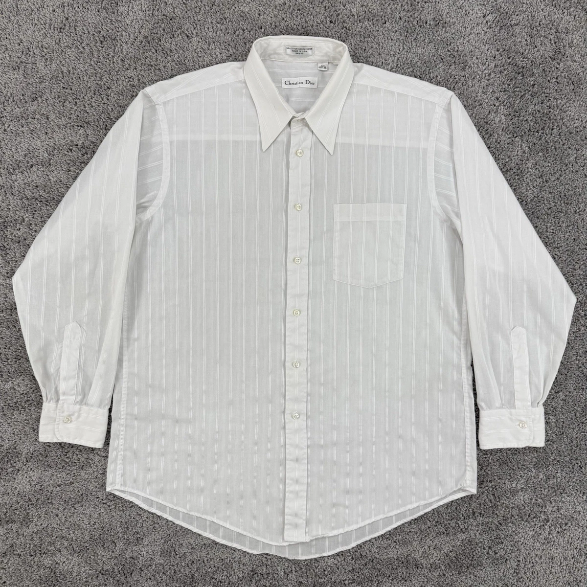 Dior Homme SS07 ストライプ　ドレスシャツ　41 Dior Homme SS07 ストライプ ドレスシャツ 41 Dior Homme SS07