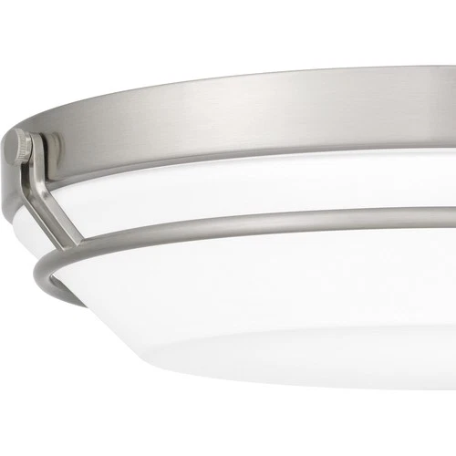 Quoizel DNB1616 Dunbar 16"W LED Flush Mount Ceiling Fixture - Nickel - Picture 11 of 12