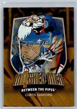2011-12 ITG Between The Pipes #MM-42 Curtis Sanford Masked Men IV Gold /10