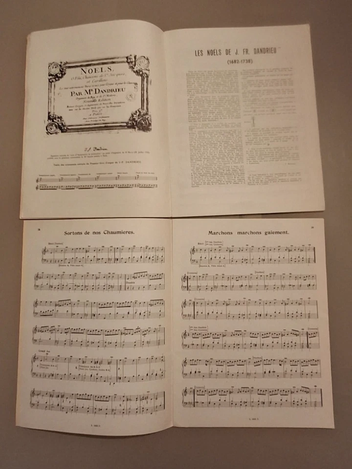 partions orgue, NOELS de Jean François DANDRIEU - Photo 3/3