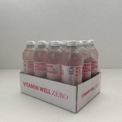 Vitamin Well Zero Raspberry 0,5l 12 !!! ACHTUNG MHD 25.01.26 !!! Inkl. 3  Pfand