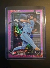 2025 Topps Series 2- Nathan Lukes Pink Holo Foil Blue Jays #420