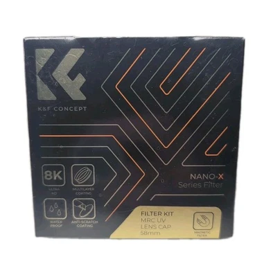 K&F Concept 58mm Magnetic MCUV Filter+Lens Cap Filter kit (NANO-X Series) NEW