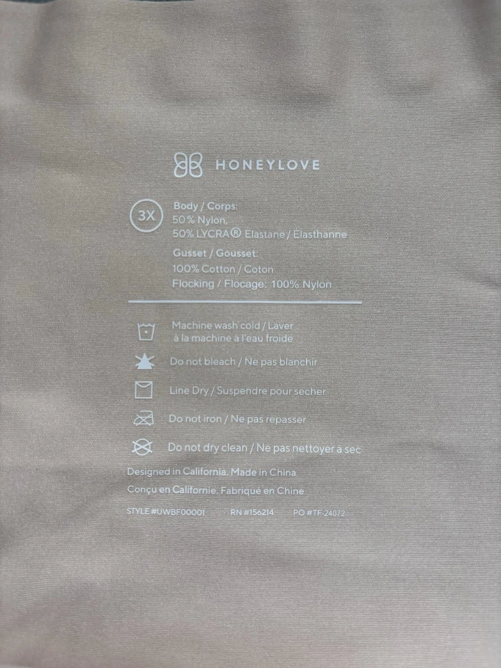 Honeylove Sz 3X Silhouette Brief Comfort Soft Smoothing Seamless High Waist - Image 4 of 4