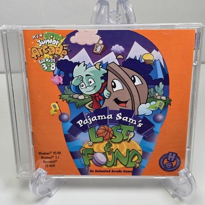 Pajama Sam's Lost & Found - PC CD-ROM Jewel Case & Art - Humongous Ent. 1998