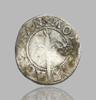 FRANCE Lorraine Nancy. Charles III 1582 1608. Silver Sol Eagle countermark