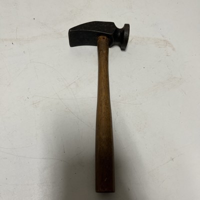 Vintage Cobbler's Leather Hammer ~ Head 1-1/4 x1-1/4 x3-1/2  ~ Shaft 8-3/4  Long