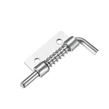 5Pcs Carbon Steel Lock Bolt Spring Loaded Pin Latch 56mm Long Right