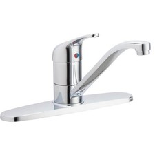 Chicago Faucets 431-ABCP Single Lever Hot Cold Water Mixing Sink Faucet